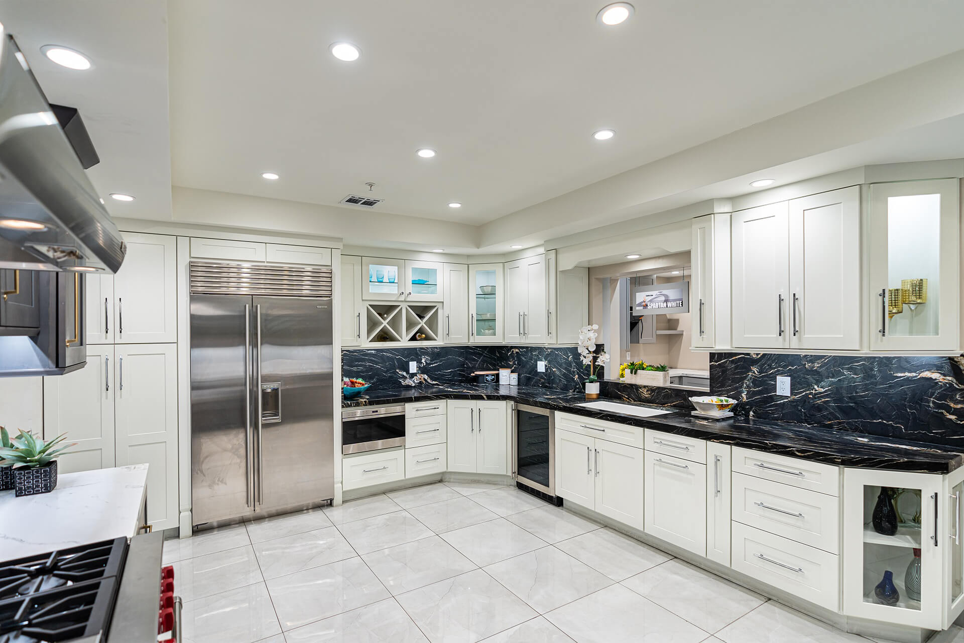 Spartan White Kitchen - ArtiCraft Cabinetry - 013